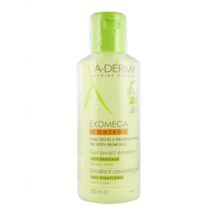 A-DERMA EXOMEGA CONTROL 200 ML - EMOLIJENTNI GEL ZA ČIŠČENJE I TUŠIRANJE 2U1 