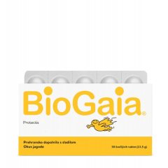 BIOGAIA PROTECTIS TABLETE ZA ŽVAKANJE OD JAGODE