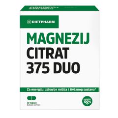 DIETPHARM MAGNEZIJ CITRAT 375 - 50 DUO KAPSULA