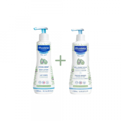 MUSTELA HIDRATANTNO MLIJEKO ZA TIJELO 300 ML + MUSTELA DERMATOLOŠKI GEL 500 ML