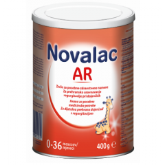 NOVALAC AR 400 G MLIJEČNA HRANA ZA DOJENČAD S VRAĆANJEM HRANE
