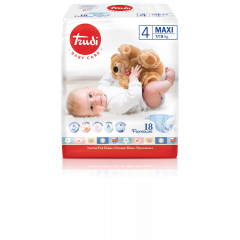 TRUDI PELENE DRY FIT 4 MAXI 7-18 KG, 18 PELENA