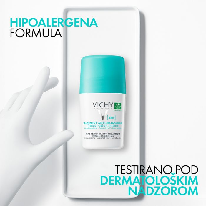 VICHY DEO ROLL-ON DEZODORANS PROTIV PREKOMJERNOG ZNOJENJA DO 48H