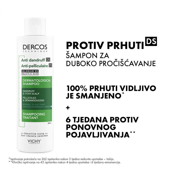 VICHY DERCOS ŠAMPON PROTIV PERUTI NORMALNA I MASNA KOSA