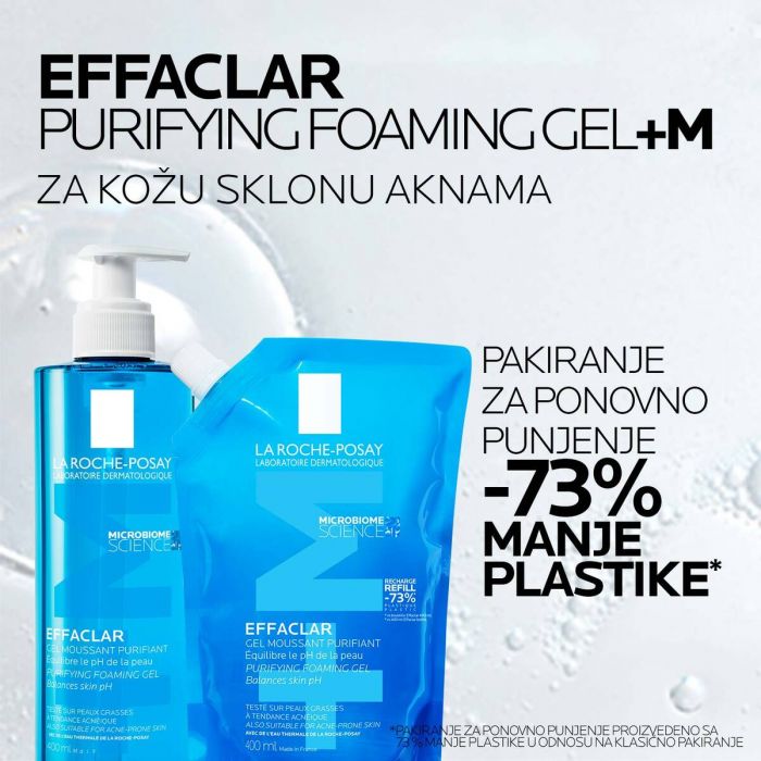 LA ROCHE-POSAY EFFACLAR PJENUŠAVI GEL ZA ČIŠĆENJE LICA 200 ML