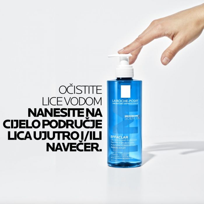 LA ROCHE-POSAY EFFACLAR PJENUŠAVI GEL ZA ČIŠĆENJE LICA 200 ML