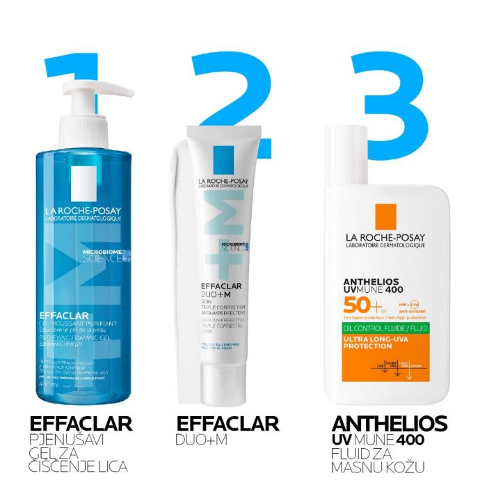 LA ROCHE-POSAY EFFACLAR PJENUŠAVI GEL ZA ČIŠĆENJE LICA 200 ML