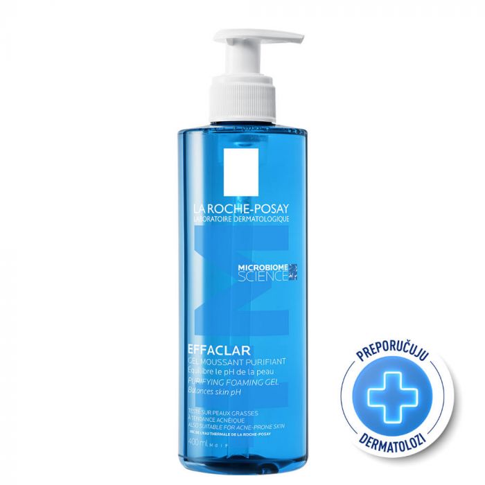 LA ROCHE-POSAY EFFACLAR PJENUŠAVI GEL ZA ČIŠĆENJE LICA 400 ML