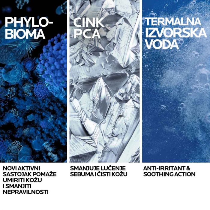 LA ROCHE-POSAY EFFACLAR PJENUŠAVI GEL ZA ČIŠĆENJE LICA 400 ML