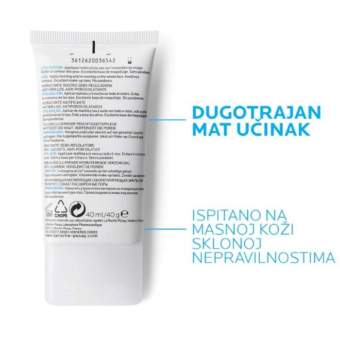 LA ROCHE-POSAY EFFACLAR MAT - HIDRATANTNA NJEGA 