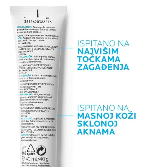 LA ROCHE-POSAY EFFACLAR DUO (+) SPF 30 KREMA KOREKTIVNA NJEGA PROTIV MRLJA