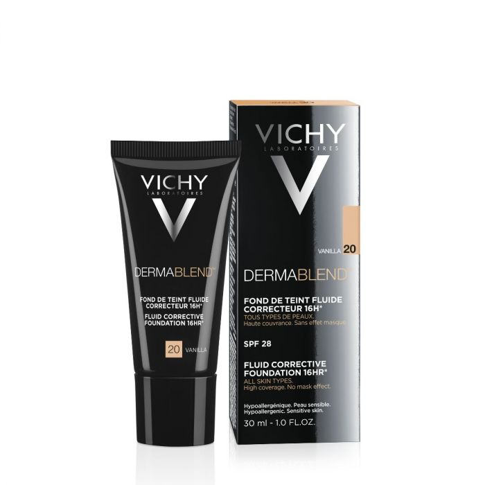VICHY DERMABLEND KOREKTIVNI PUDER VANILA 20 30 ML 