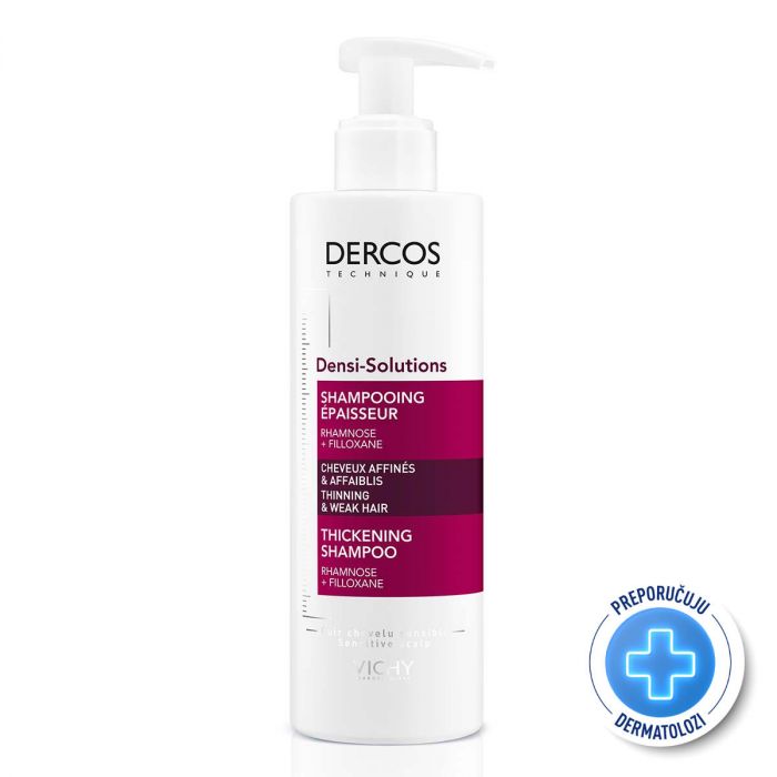 VICHY DERCOS DENSI-SOLUTIONS - ŠAMPON ZA SLABU I TANKU KOSU 