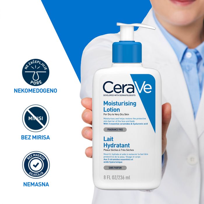 CERAVE HIDRATANTNI LOSION 236 ML - SUHA DO VRLO SUHA KOŽA 