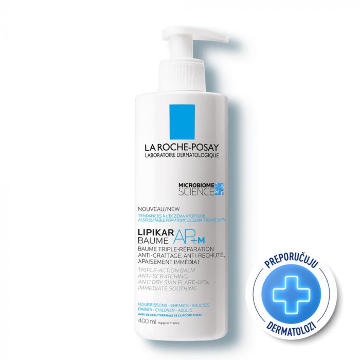 LA ROCHE-POSAY LIPIKAR AP+M BAUME 400 ML - PROTIV IRITACIJE I SVRBEŽI