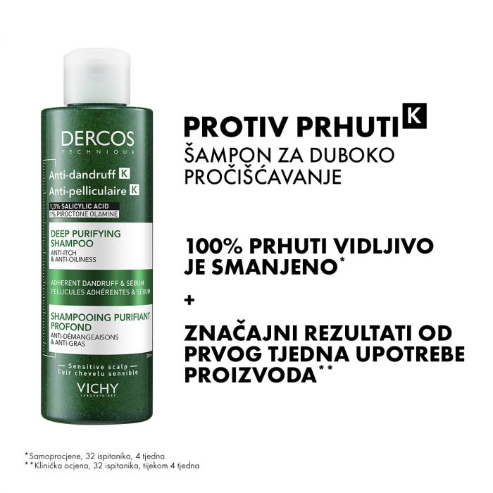 VICHY DERCOS PROČIŠĆIVAJUĆI PILING ŠAMPON PROTIV PRHUTI