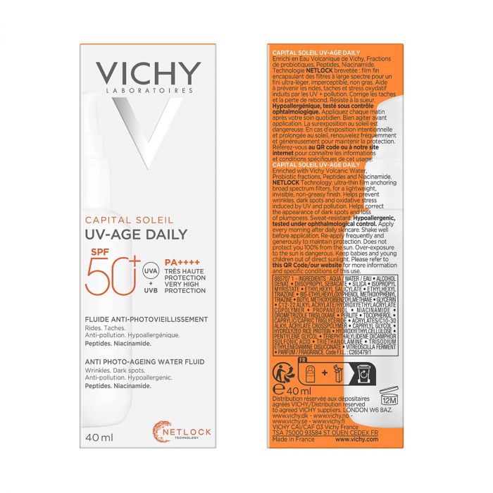 VICHY CAPITAL SOLEIL UV AGE DAILY FLUID PROTIV ZNAKOVA FOTOSTARENJA SPF50+ 