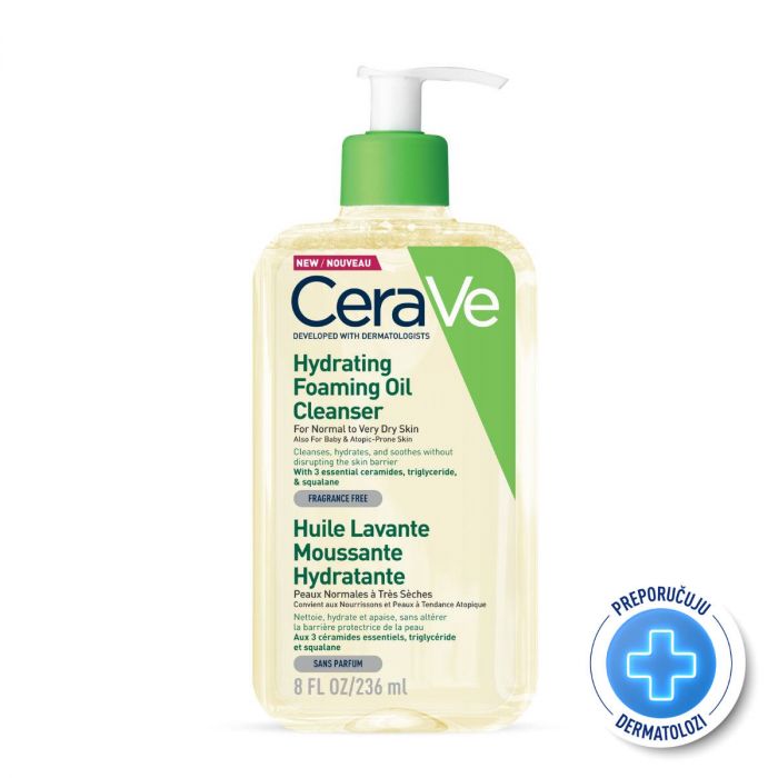 CERAVE HYDRATING FOAMING OIL CLEANSER HIDRATANTNO ULJE ZA ČIŠĆENJE LICA 