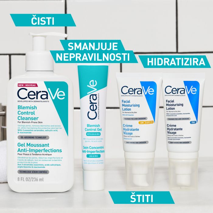 CERAVE BLEMISH CONTROL GEL ZA KOŽU SKLONU NEPRAVILNOSTI 