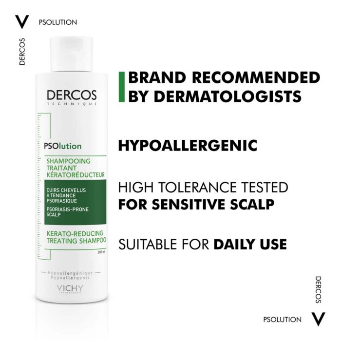 VICHY DERCOS PSOLUTION KERATO-REDUCING TREATING ŠAMPON ZA VLASIŠTA SKLONA PSORIJAZI
