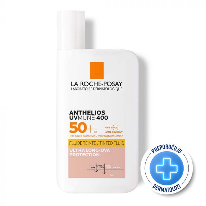 LA-ROCHE POSAY ANTHELIOS UVMUNE 400 NEVIDLJIVI FLUID TONIRANI SPF-50+ 