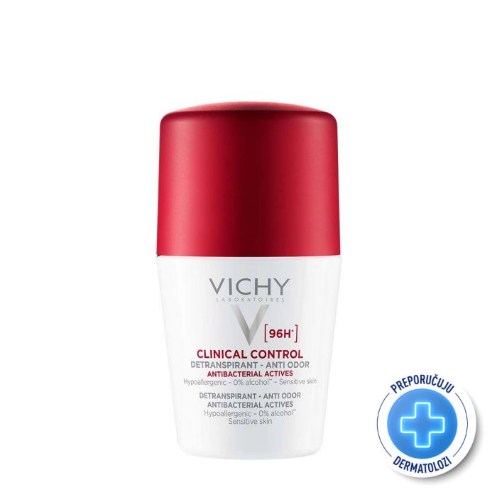 VICHY DEO CLINICAL CONTROL 96H ROLL-ON DEZODORANS