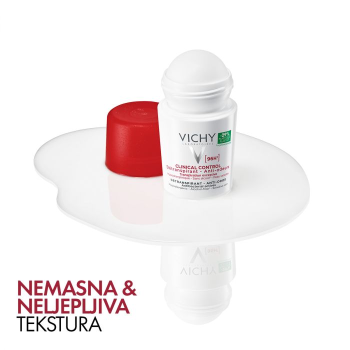 VICHY DEO ROLL-ON  96H CLINICAL CONTROL DUO 2x50ml