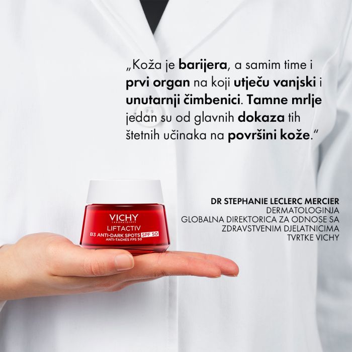 VICHY LIFTACTIV B3 ANTI DARK SPOT SPF50 KORIGIRA MRLJE I BORE