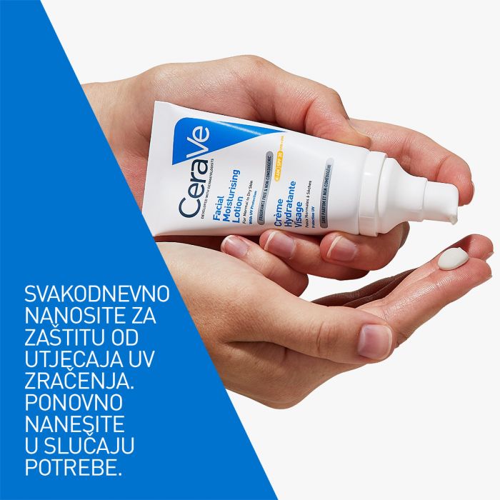CERAVE HIDRATANTNA NJEGA ZA LICE  NORMALNA DO SUHA KOŽA AM SPF 30 