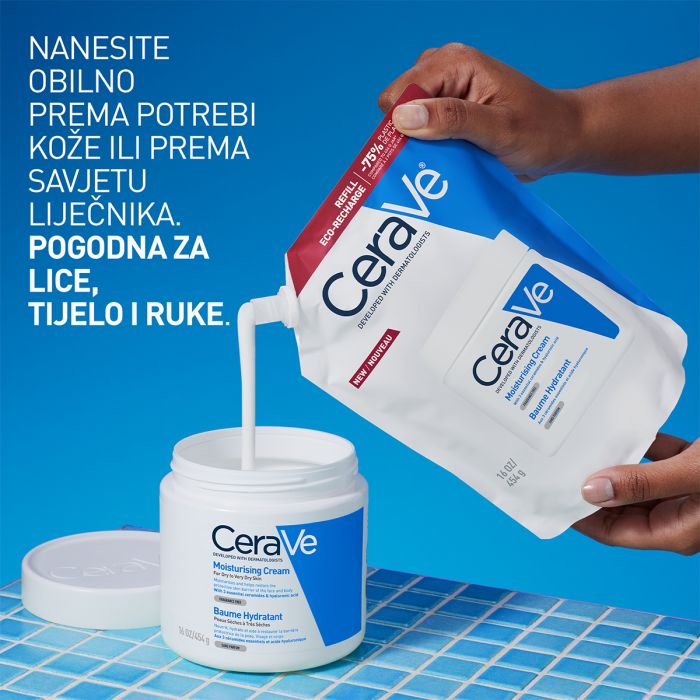 CERAVE HIDRATNTNA KREMA ZA SUHA KOŽU REFIL 454ml