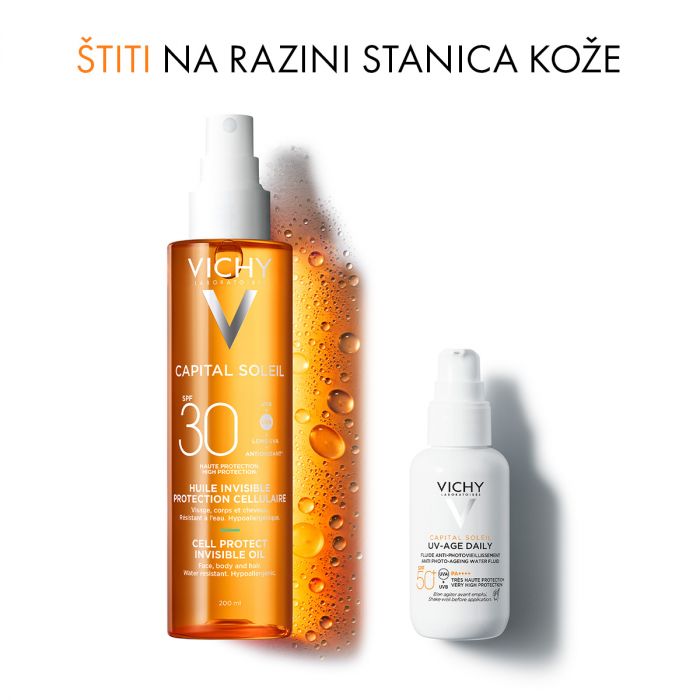 VICHY CAPITAL SOLEIL CELL PROTECT OIL SPF30 200ml