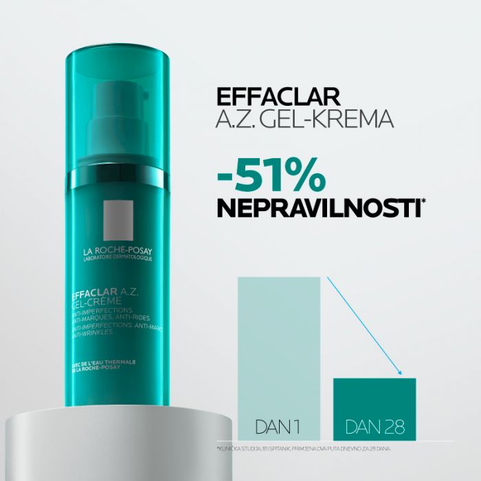 LA ROCHE-POSAY EFFACLAR A.Z. GEL KREMA 40ML