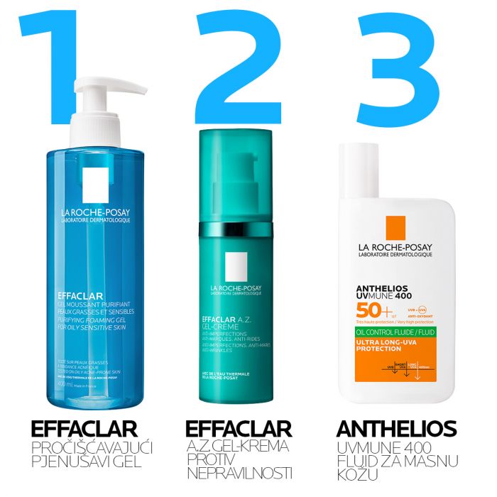 LA ROCHE-POSAY EFFACLAR A.Z. GEL KREMA 40ML
