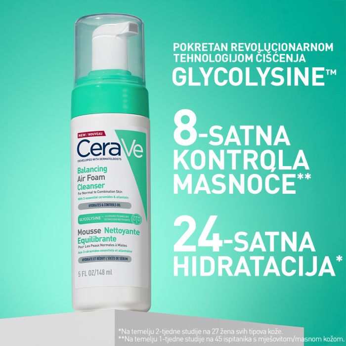 CERAVE BALANCE PJENA ZA ČIŠĆENJE LICA 148ml