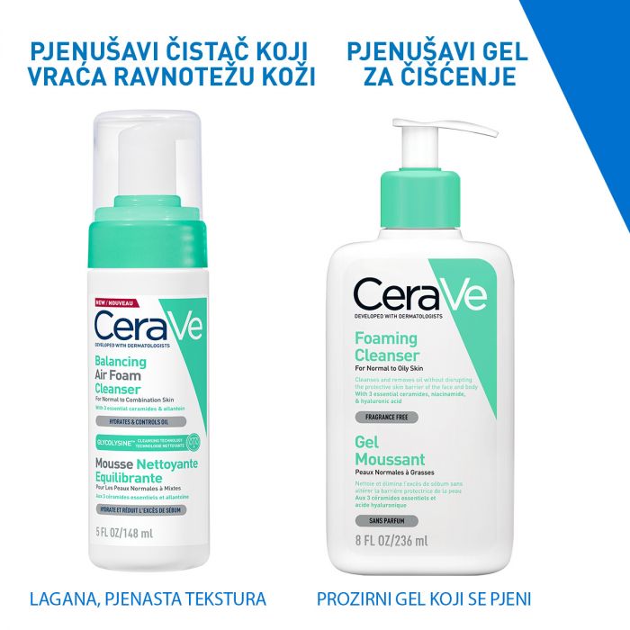 CERAVE BALANCE PJENA ZA ČIŠĆENJE LICA 148ml