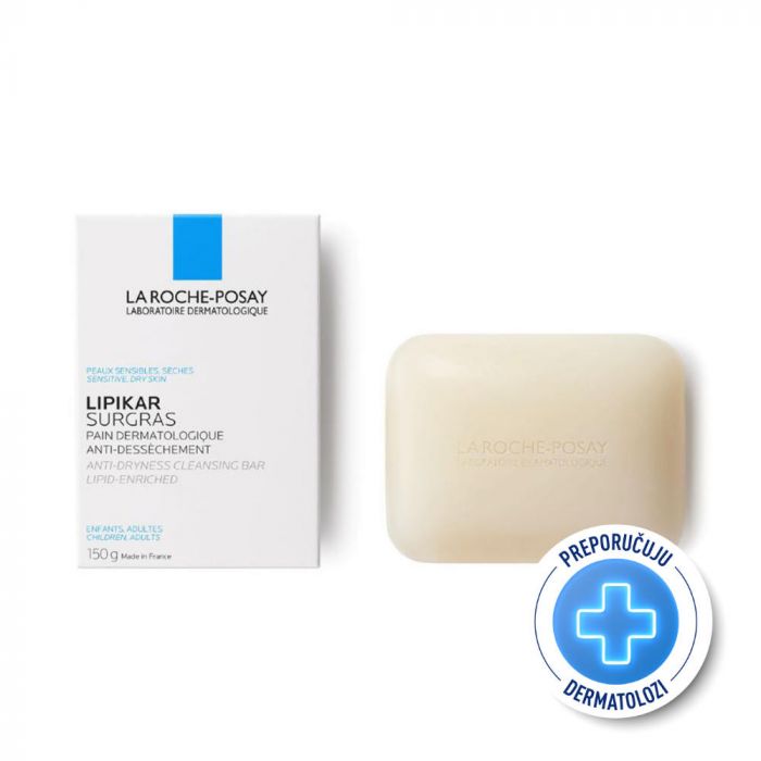 LA ROCHE-POSAY LIPIKAR SURGRAS SAPUN ZA ČIŠĆENJE SUHE KOŽE 
