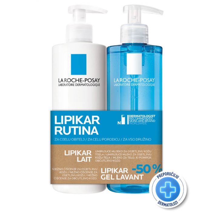 POSAY LIPIKAR LAIT400ml+GEL LAVANT 400ml