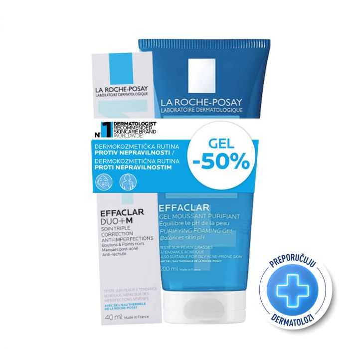 POSAY EFFACLAR GEL 200ml + DUO+M 40ml