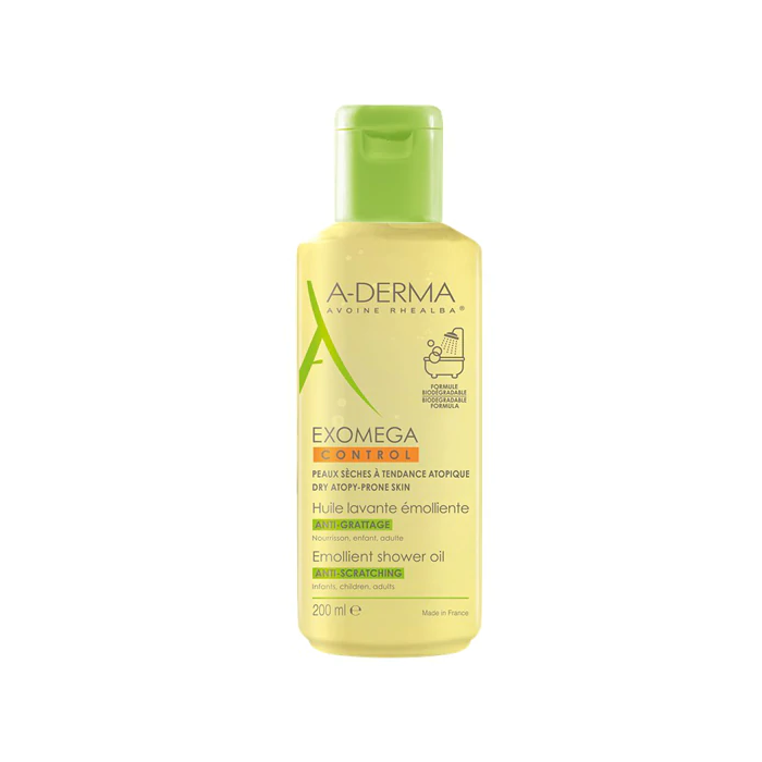 A-DERMA EXOMEGA CONTROL 200 ML - EMOLIJENTNO ULJE ZA TUŠIRANJE 