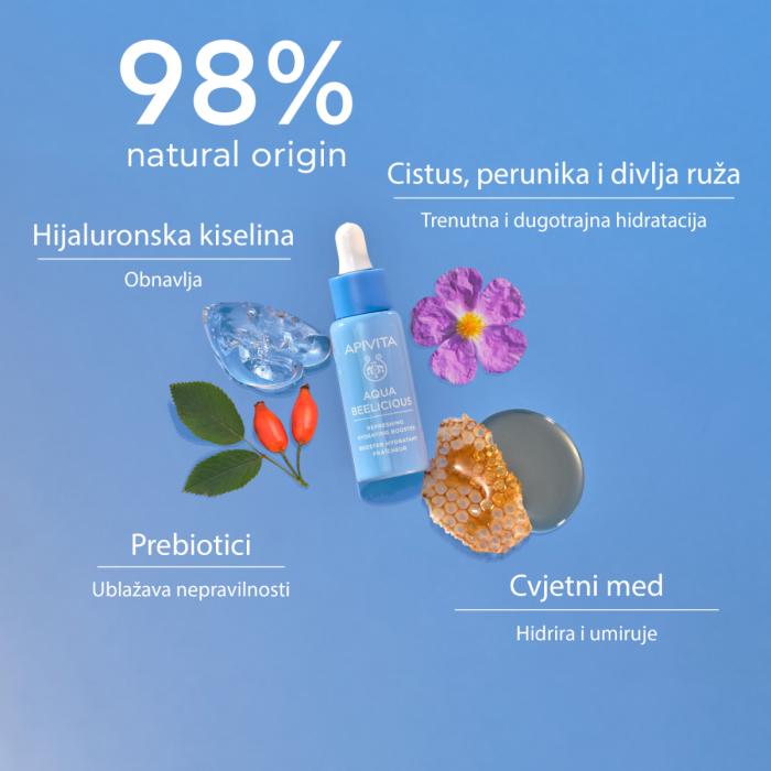 APIVITA AQUA BEELICIOUS HIDRATANTNI BOOSTER SERUM 30ML
