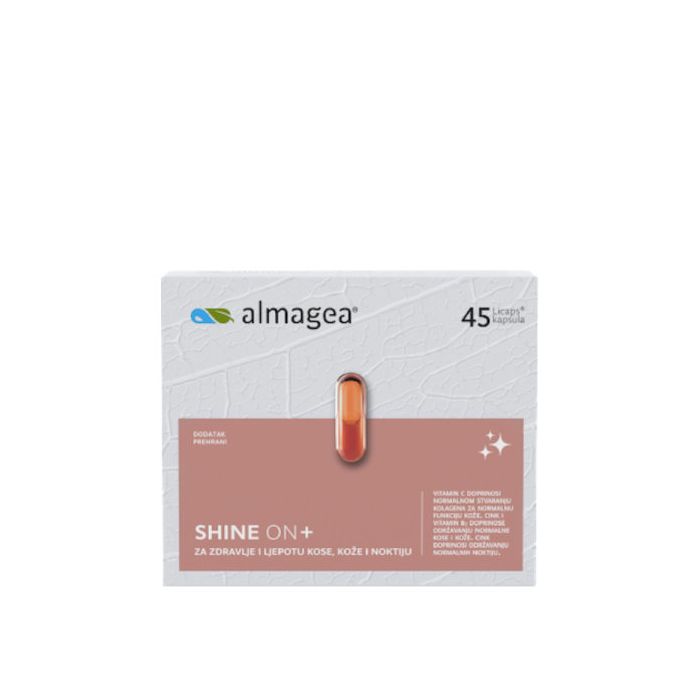 ALMAGEA SHINE ON+KAPSULE ZA KOSU, KOŽU I NOKTE + GRATIS BLISTER ROK 6 MJ/2024