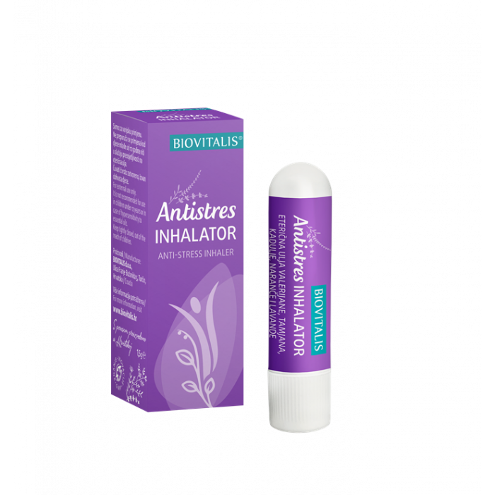 BIOVITALIS - ANTISTRES INHALATOR, KOMBINACIJA ETERIČNIH ULJA 