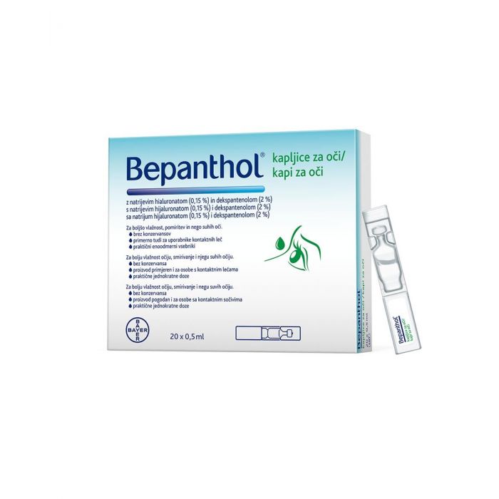 BEPANTHOL - 20 X 0,5 ML KAPI ZA OČI 