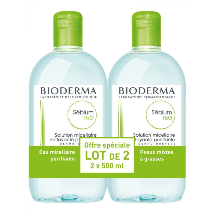 BIODERMA SEBIUM H2O 500 ml DUO PACK