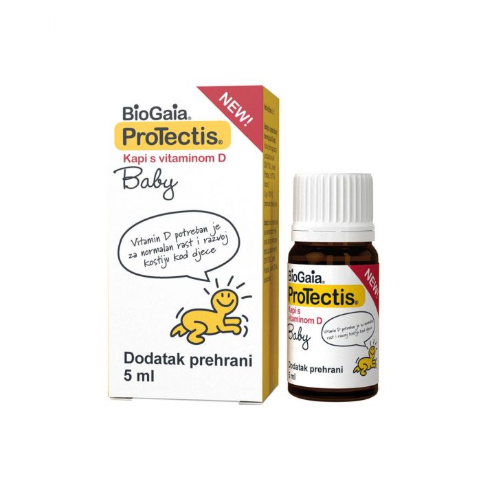 BIOGAIA PROTECTIS - BABY KAPI S VITAMINOM D3