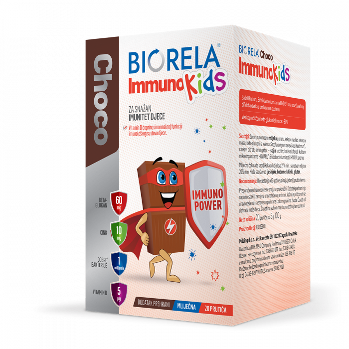 BIORELA CHOCO IMMUNO KIDS ČOKOLADICE