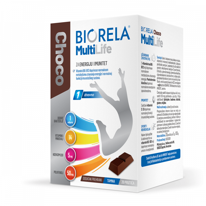 BIORELA CHOCO MULTI LIFE PRUTIĆI 20 