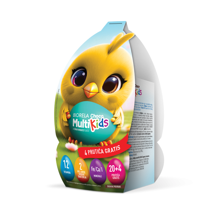 BIORELA CHOCO MULTI KIDS 20+4 PILE