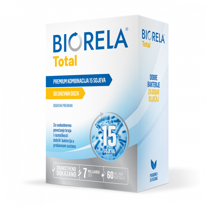 BIORELA TOTAL - 60 KAPSULA ZA POVEĆANJE DOBRIH BAKTERIJA 