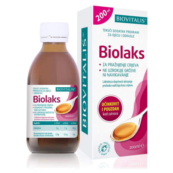 BIOVITALIS BIOLAKS - TEKUĆI DODATAK PREHRANI